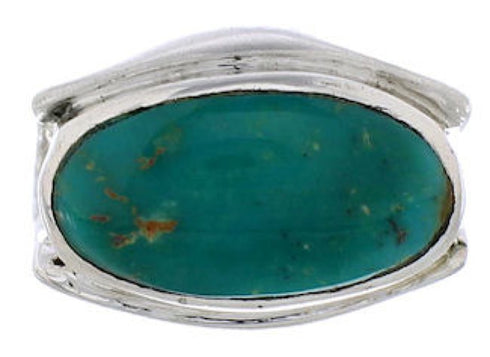 Turquoise Silver Southwestern Ring Size 5-1/4 TX39880
